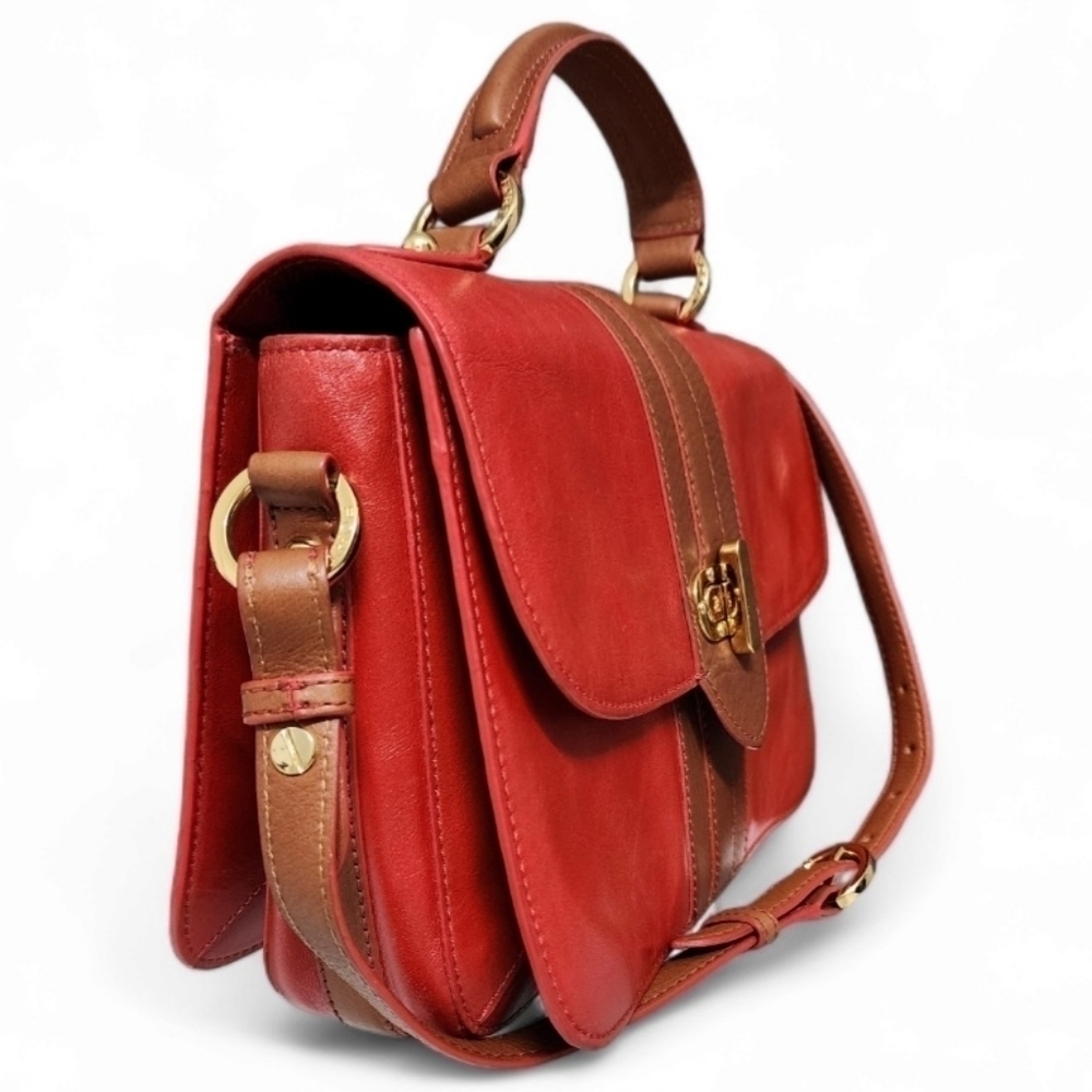 Auth! Ports 1961 leather crossbody / hand bag